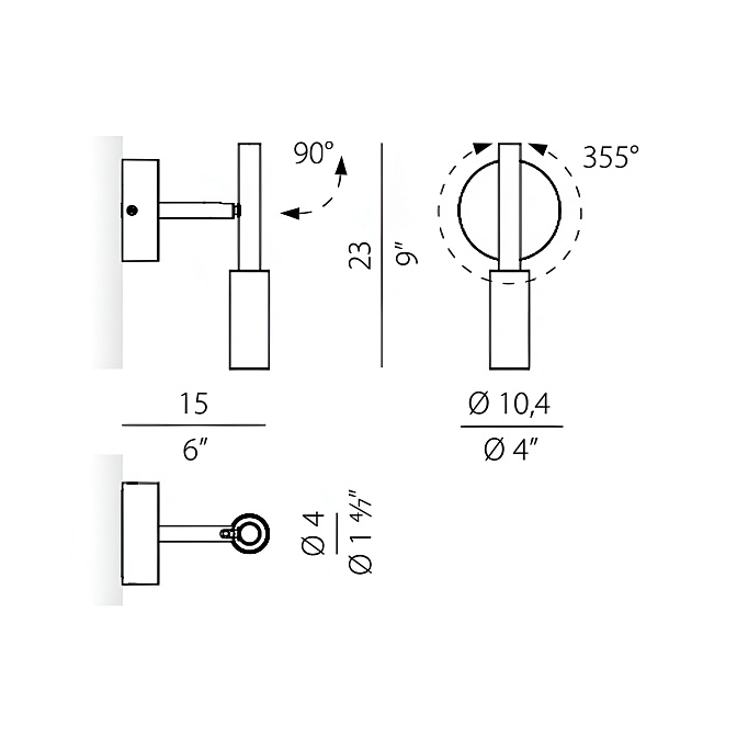 Бра Panzeri Tubino - фото-4 | interior market
