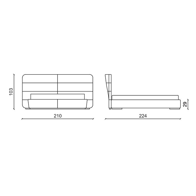 Кровать Ulivi Master Let - фото-2 | interior market