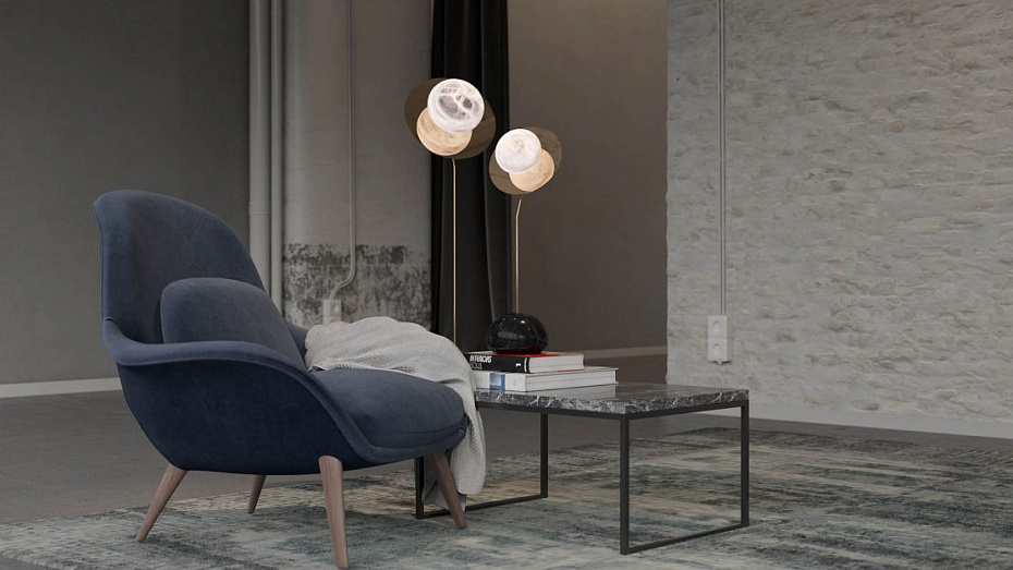 Торшер  United Alabaster REFLEX - фото-3 | interior market