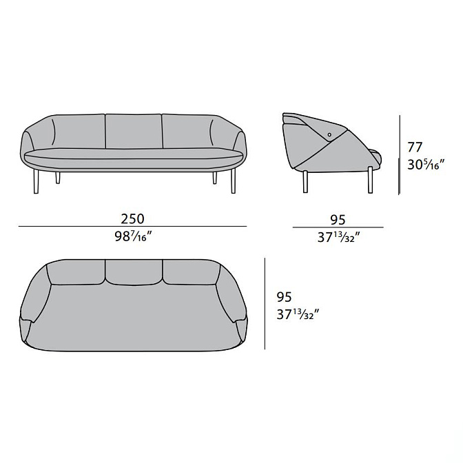 Диван Turri Riban - фото-5 | interior market