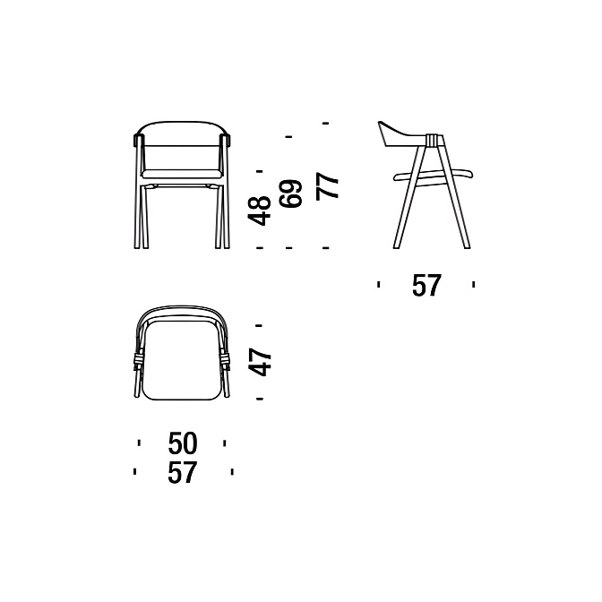 Стул Moroso Mathilda - фото-4 | interior market