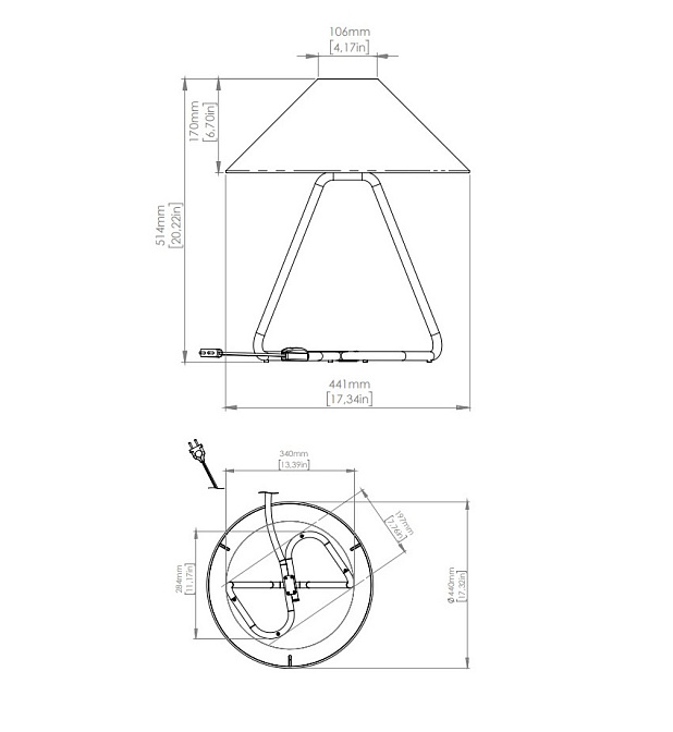 Настольный светильник Contardi Hat - фото-3 | interior market