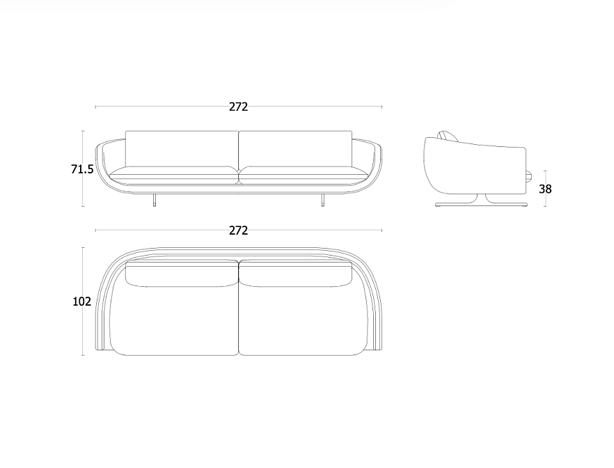 Диван Malerba MONTREAL - фото-4 | interior market