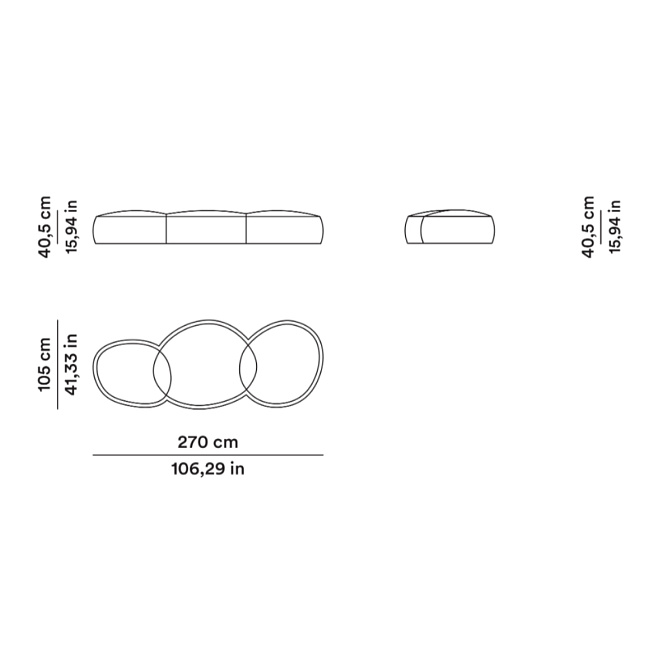 Пуф Tacchini MATERA - фото-4 | interior market