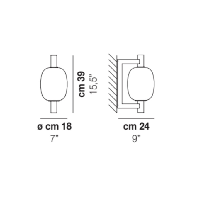 Бра Vistosi RIFLESSO - фото-3 | interior market