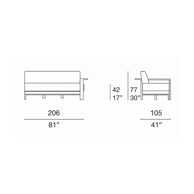 Модульный диван Paola lenti Frei - фото-5 | interior market