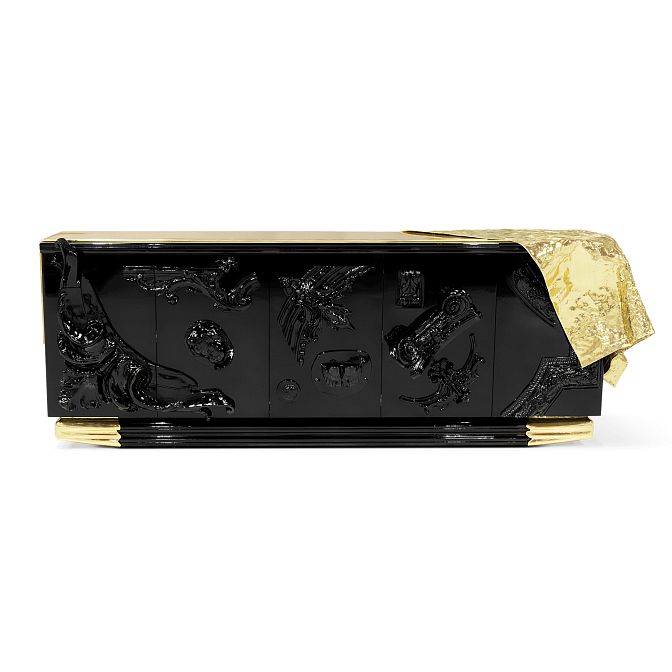 Комод Boca do Lobo Voltaire Black - фото-1 | interior market