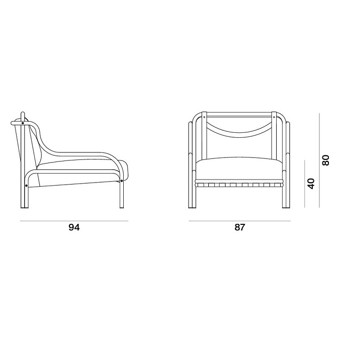 Кресло Exteta Stringa Armchair 1963 - фото-6 | interior market