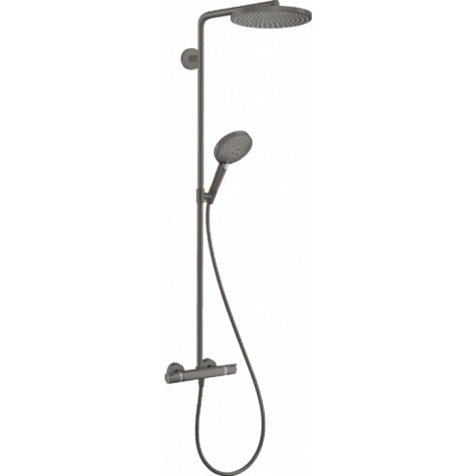 Душевая стойка, Hansgrohe, Raindance Select S, цвет-шлифованный черный хром - фото-1 | interior market