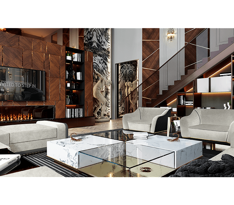 Журнальный столик Boca do Lobo Metamorphosis White Center Table - фото-5 | interior market