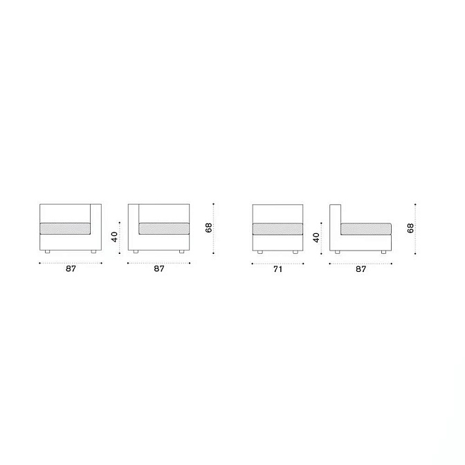 Модульный диван для улицы Ethimo Cube - фото-3 | interior market