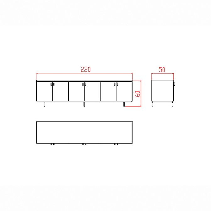 Комод JNL Milan - фото-3 | interior market