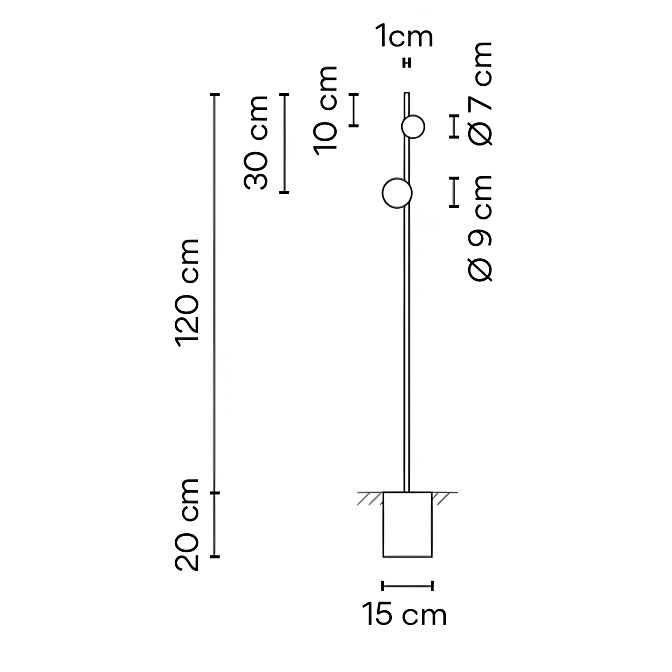 Уличный светильник  Vibia June - фото-3 | interior market
