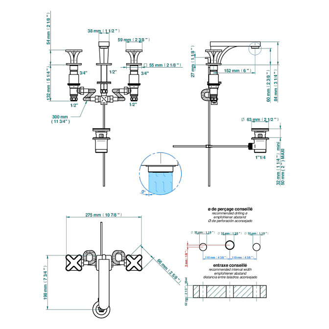 Смеситель для раковины THG Profil Black Onyx - фото-4 | interior market