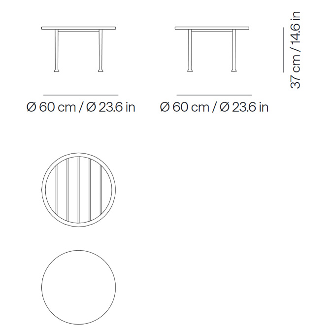 Кофейный столик для улицы Point1920 Curio - фото-3 | interior market