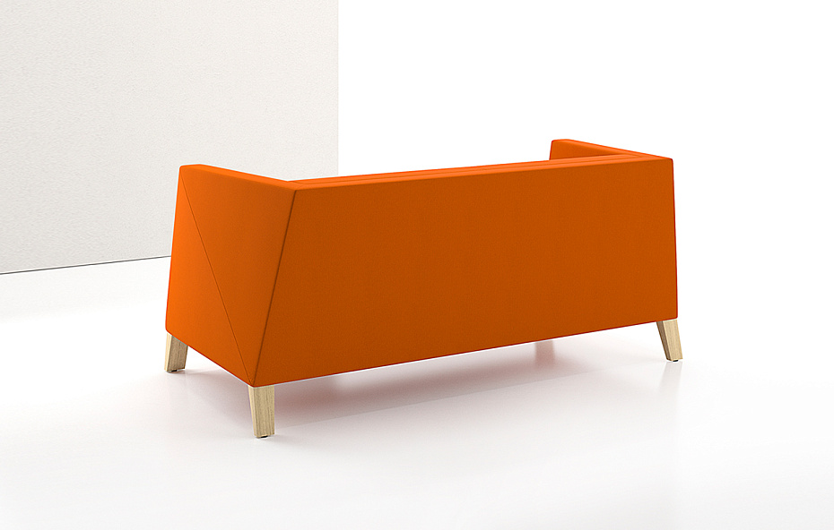 Диван Bolier Caid Love Seat Wood Legs - фото-2 | interior market