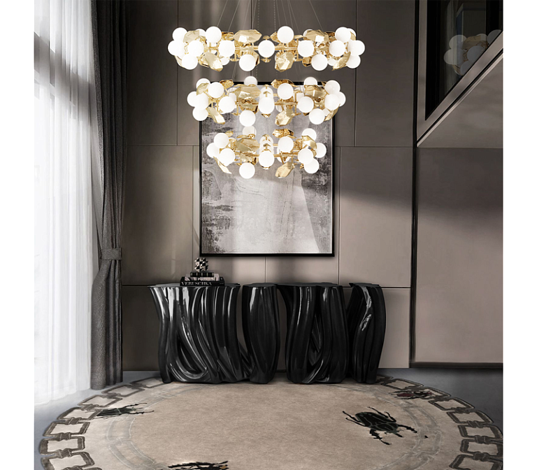 Потолочный светильник  Boca do Lobo Hera Round III Suspension Lamp - фото-4 | interior market