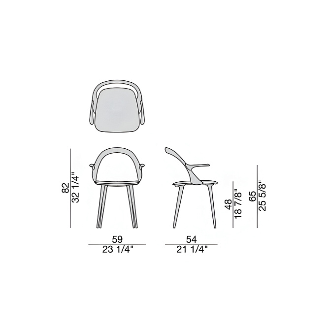 Обеденный стул Porada ESTER - фото-4 | interior market