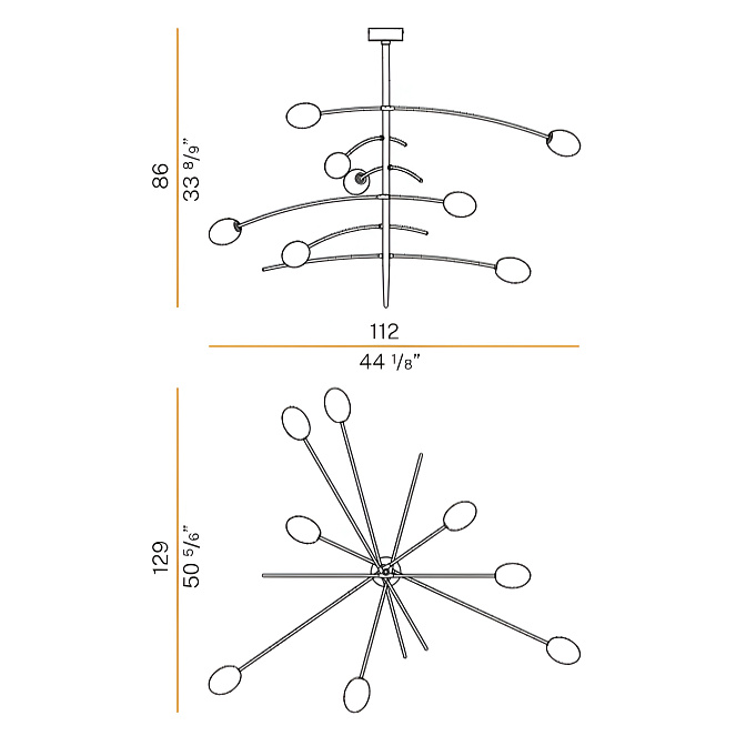 Потолочный светильник  Panzeri RORIS - фото-4 | interior market