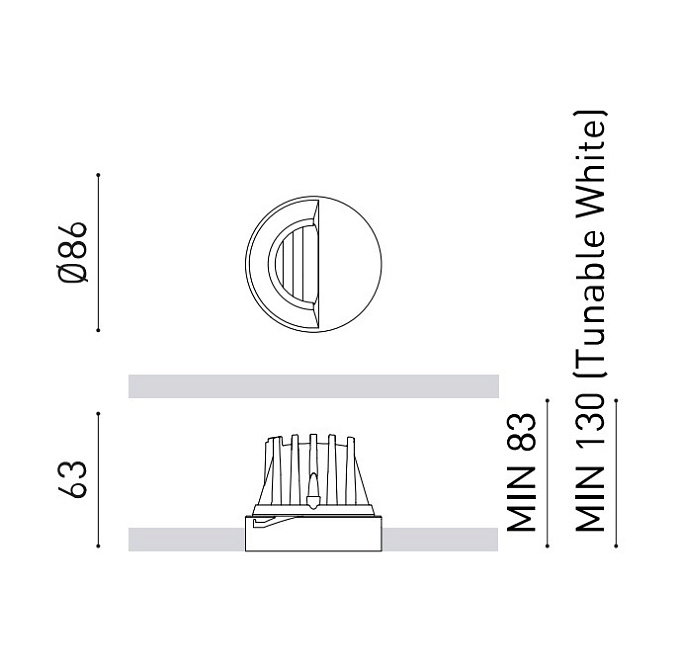 Технический свет Arkos Light Buddy Wall Washer Trimless - фото-5 | interior market