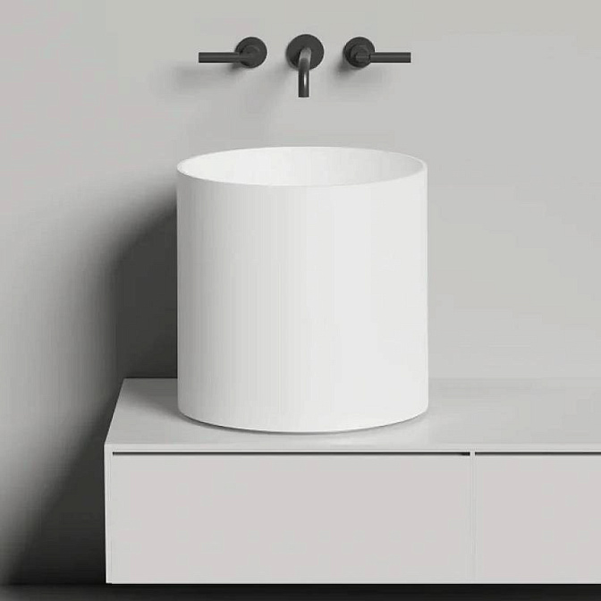 Раковина накладная матовая SALINI ARMONIA ROUND 03 - фото-1 | interior market