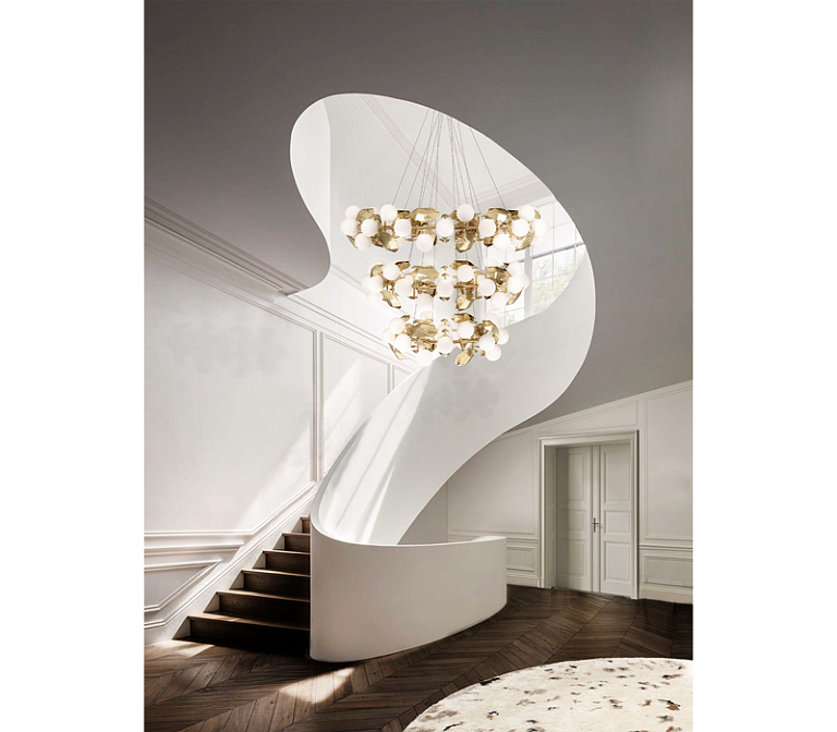 Потолочный светильник  Boca do Lobo Hera Round III Suspension Lamp - фото-3 | interior market
