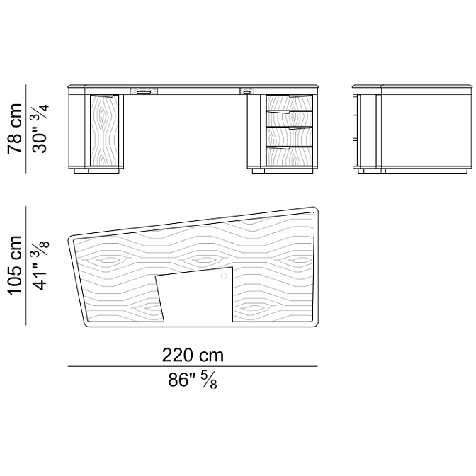 Офисный стол i4Mariani Noah - фото-7 | interior market