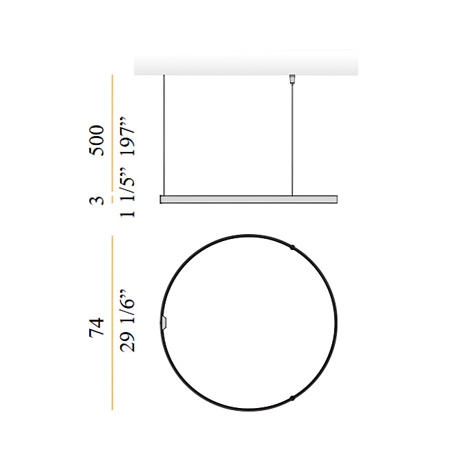 Потолочный светильник  Panzeri ZERO ROUND - фото-5 | interior market