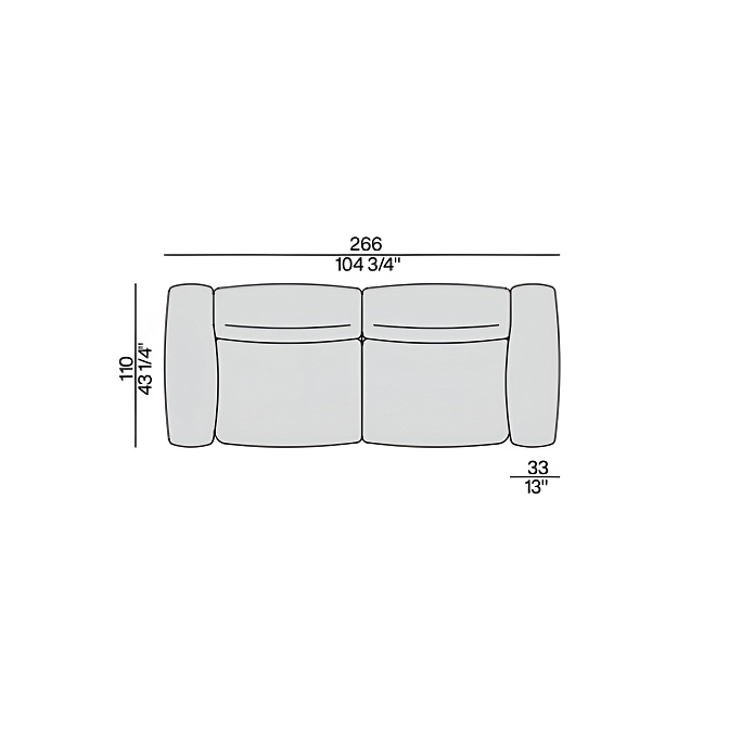 Модульный диван Porada KOJI - фото-5 | interior market