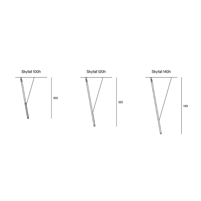 Композиция светильников 3000 K с диммером Henge Skyfall - фото-8 | interior market