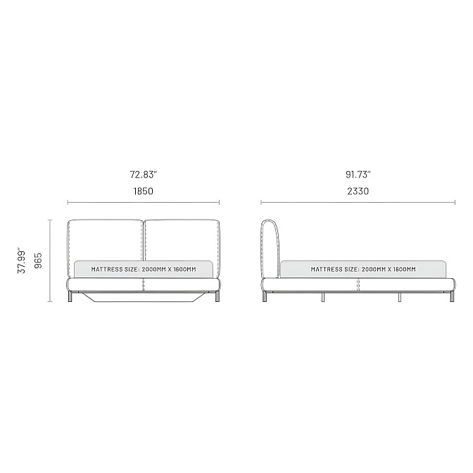 Кровать Domkapa MARGOT - фото-3 | interior market Кровать Domkapa MARGOT - фото-3 | interior market