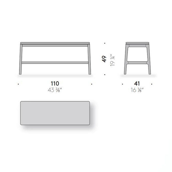 Скамья для улицы De Padova Everyday Life - фото-3 | interior market