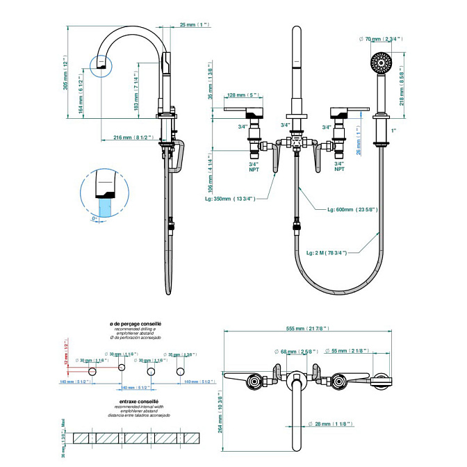 Смеситель для душа THG ZOOM.12 - фото-2 | interior market