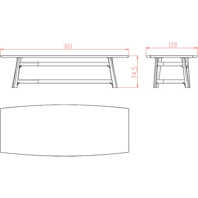 Обеденный стол JNL Strada - фото-3 | interior market