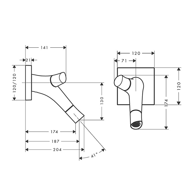 Смеситель для раковины AXOR STARCK ORGANIC - фото-2 | interior market