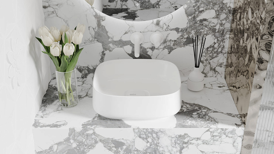 Раковина накладная глянцевая SALINI ORIENTE BOWL - фото-5 | interior market