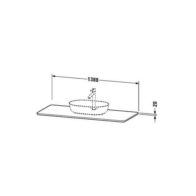 Столешница Duravit Luv - фото-2 | interior market