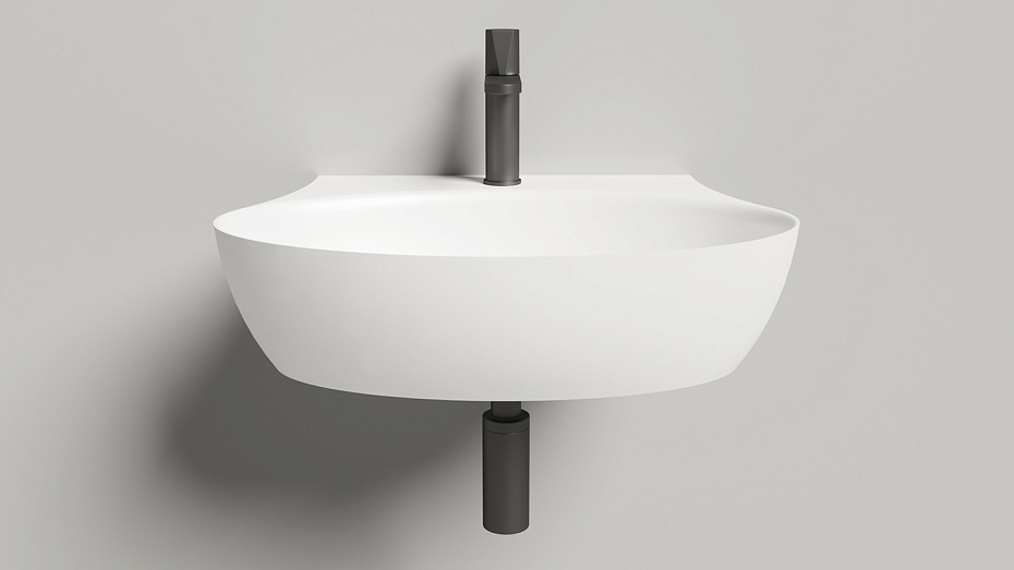 Раковина подвесная матовая SALINI ALDA WALL 01 - фото-2 | interior market