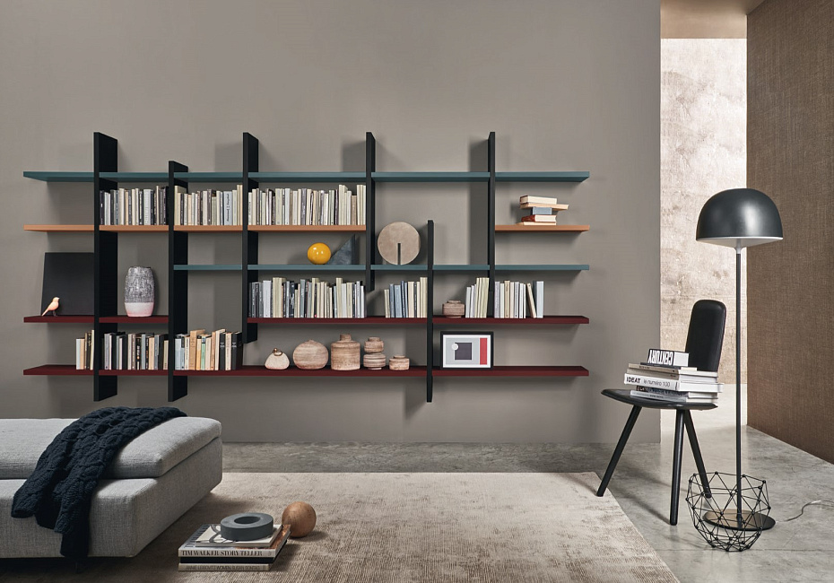 Настенный стеллаж Sangiacomo Lampo Mensole - фото-1 | interior market Настенный стеллаж Sangiacomo Lampo Mensole - фото-1 | interior market