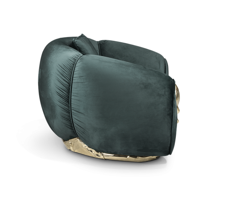 Кресло Boca do Lobo Soleil Green Armchair - фото-4 | interior market