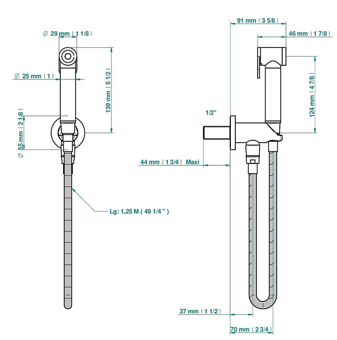 Смеситель для биде THG  - фото-2 | interior market