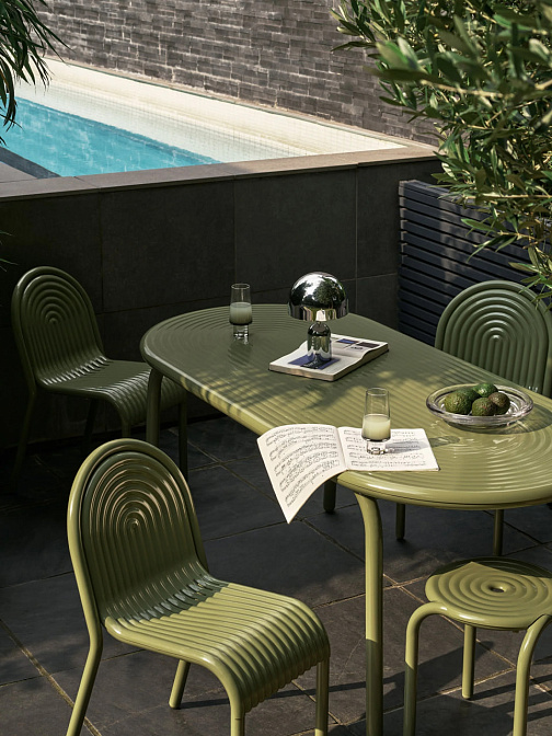 Стул для улицы Tom Dixon Groove Side Chair - фото-2 | interior market
