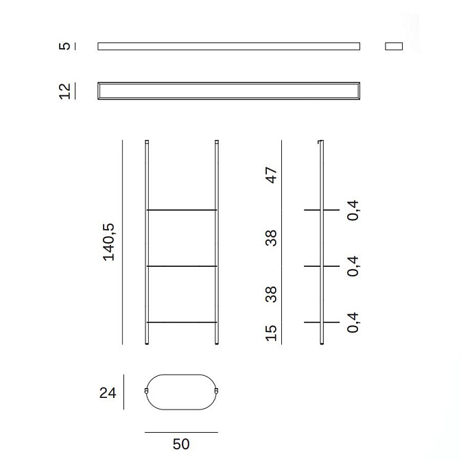 Стеллаж Novamobili Riga - фото-6 | interior market