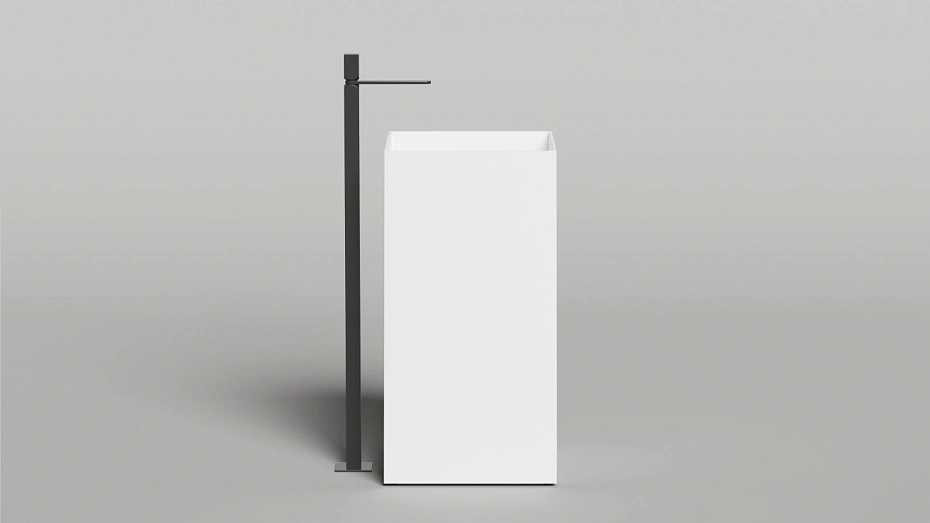 Раковина напольная матовая SALINI ARMONIA SQUARE 01 - фото-3 | interior market