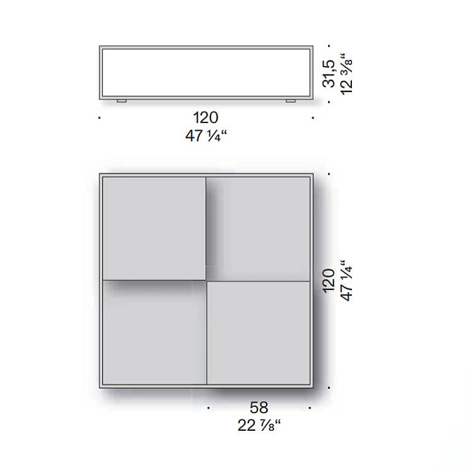 Журнальный столик De Padova TETRIS - фото-5 | interior market