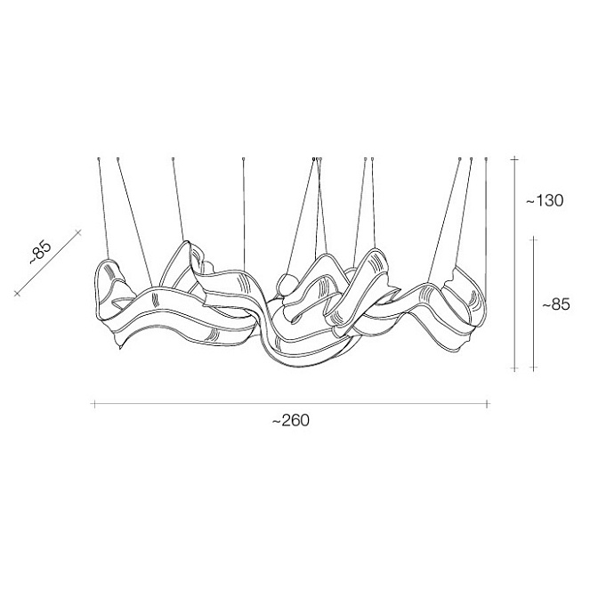 Подвесная скульптура Terzani Genesis - фото-3 | interior market