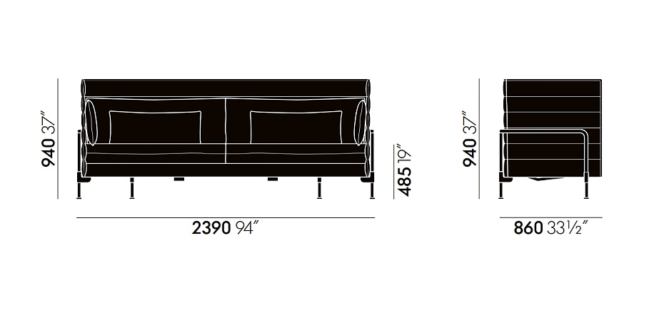 Диван Vitra Alcove Sofa - фото-4 | interior market