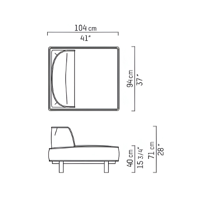 Кресло для улицы Studio Piet Boon RAF - фото-3 | interior market