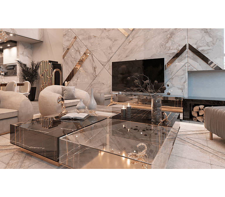 Журнальный столик Boca do Lobo Metamorphosis Sahara Center Table - фото-9 | interior market