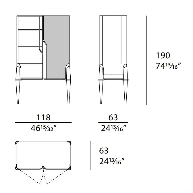 Витрина Turri MELTING LIGHT - фото-5 | interior market